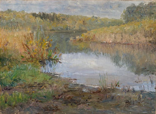 Uno studio di un fiume in Francia - Ida von Schulzenheim — vista dell’opera