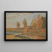 Paesaggio autunnale - Iegoshua Moiseevich Shlugleit — quadro incorniciato alla parete