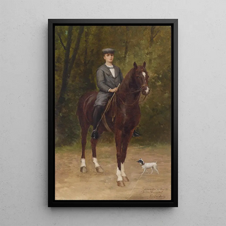 Ignace Spiridon - Oskar von Fraenkel zu Pferd.webp