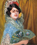Dame à l'éventail - Ignacio Zuloaga — vista dell’opera