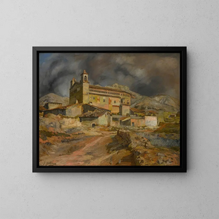 Ignacio Zuloaga - La Iglesia De Maluenda.webp