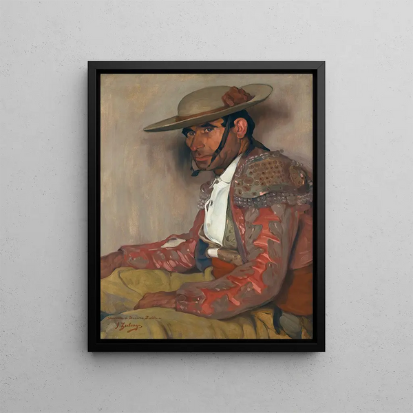 Il Picador El Coriano - Ignacio Zuloaga — quadro incorniciato alla parete