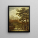 Paesaggio con cacciatori - Ignacio de Iriarte — quadro incorniciato alla parete