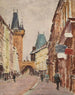 Entrée del ponte Carlo a Praga - Ignacy Pinkas — vista dell’opera