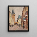 Entrée del ponte Carlo a Praga - Ignacy Pinkas — quadro incorniciato alla parete