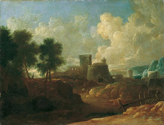 Paesaggio fluviale - Ignaz Flurer — vista dell’opera