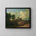 Paesaggio fluviale - Ignaz Flurer — quadro incorniciato alla parete
