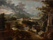 Paesaggio con il castello di Stattenberg - Ignaz Flurer — vista dell’opera