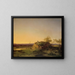 Paesaggio serale - Ignaz Raffalt — quadro incorniciato alla parete