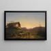 Atmosfera della sera - Ignaz Raffalt — quadro incorniciato alla parete