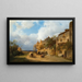 Repos devant l'auberge - Ignaz Raffalt — quadro incorniciato alla parete