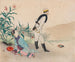 Frontespizio dell'illustrazione per il romanzo Hinodejima, l'isola del sole nascente - Ikeda Terukata — vista dell’opera