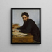 Vsevolod Mikhaïlovitch Garchine 1855-1888 - Ilya Repin — quadro incorniciato alla parete
