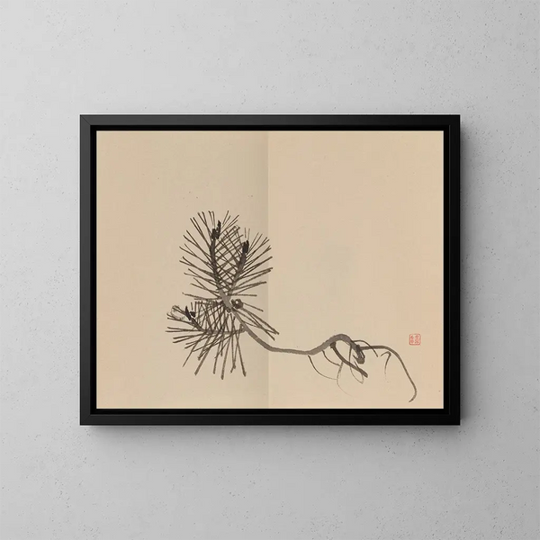 Keinen shugajō Pl07 - Imao Keinen — quadro incorniciato alla parete