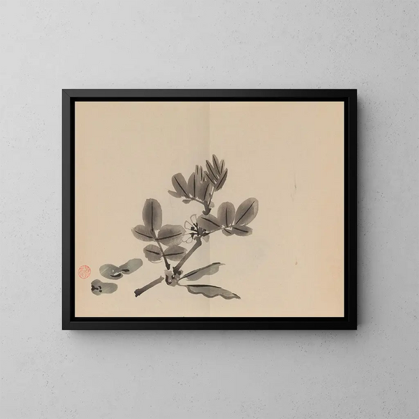 Keinen shugajō Pl17 - Imao Keinen — quadro incorniciato alla parete