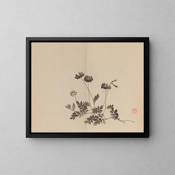 Keinen shugajō Pl19 - Imao Keinen — quadro incorniciato alla parete