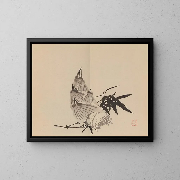 Keinen shugajō Pl37 - Imao Keinen — quadro incorniciato alla parete