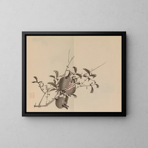 Keinen shugajō Pl39 - Imao Keinen — quadro incorniciato alla parete