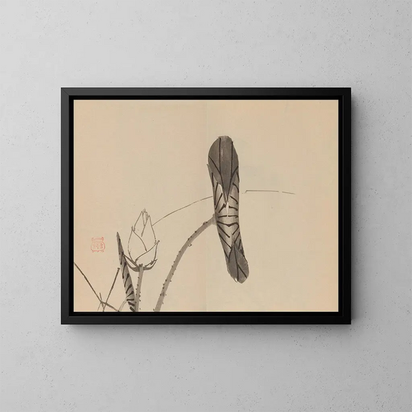 Keinen shugajō Pl. 43 - Imao Keinen — quadro incorniciato alla parete