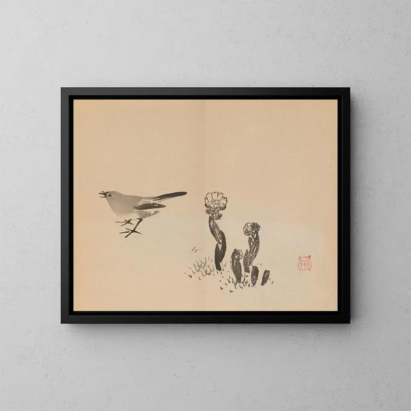 Keinen shugajō Pl46 - Imao Keinen — quadro incorniciato alla parete