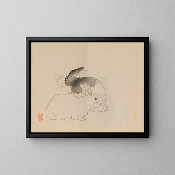 Keinen shugajō Pl62 - Imao Keinen — quadro incorniciato alla parete