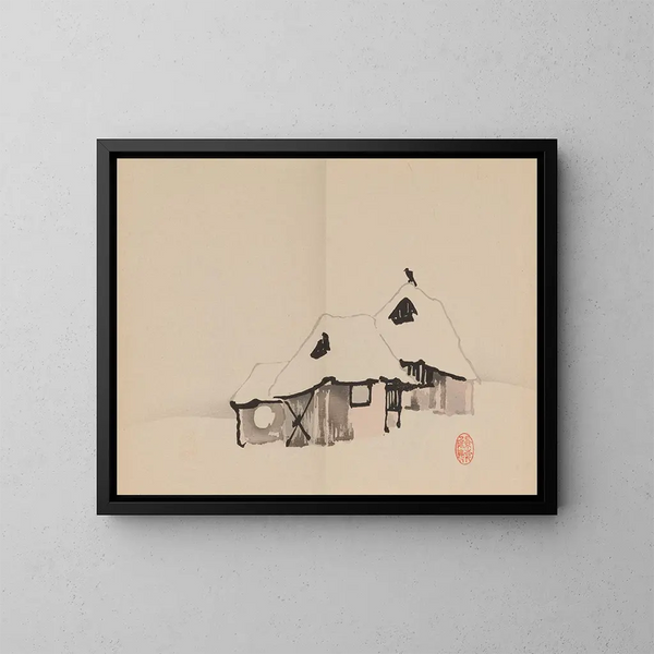 Keinen shugajō Pl72 - Imao Keinen — quadro incorniciato alla parete