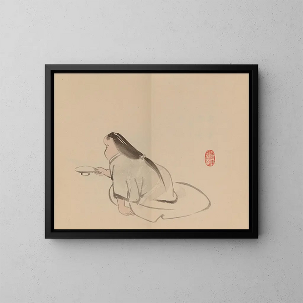 Keinen shugajō Pl73 - Imao Keinen — quadro incorniciato alla parete