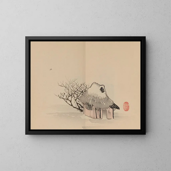 Keinen shugajō Pl77 - Imao Keinen — quadro incorniciato alla parete