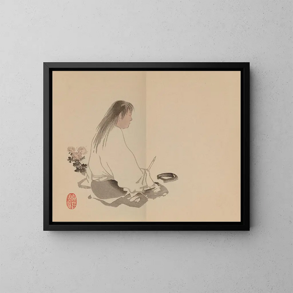 Keinen shugajō Pl79 - Imao Keinen — quadro incorniciato alla parete