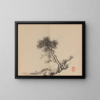 Keinen shugajō Pl80 - Imao Keinen — quadro incorniciato alla parete