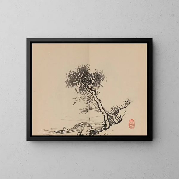 Keinen shugajō Pl80 - Imao Keinen — quadro incorniciato alla parete