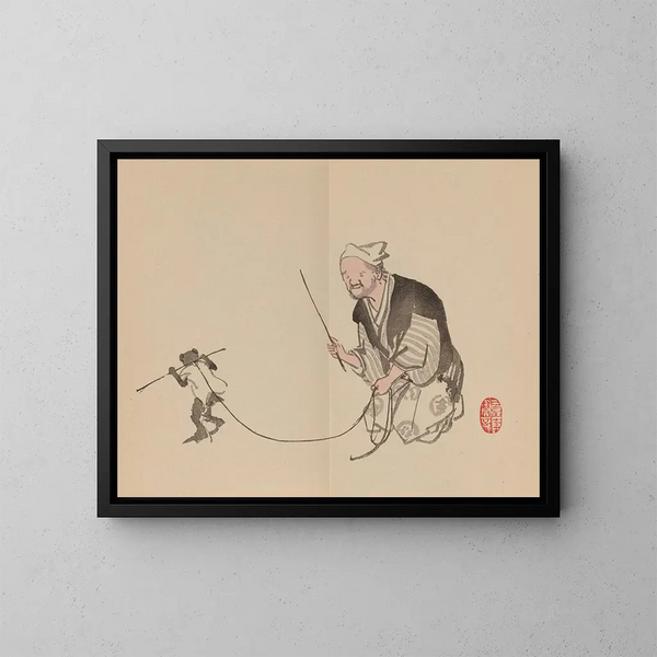 Keinen shugajō Pl. 81 - Imao Keinen — quadro incorniciato alla parete