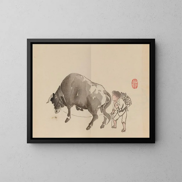 Keinen shugajō Pl84 - Imao Keinen — quadro incorniciato alla parete