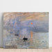 Riproduzione del dipinto Impression Soleil Levant - Claude Monet