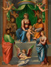 La Vergine con Bambino in trono con san Paolo, san Francesco d'Assisi, san Giuseppe e Maria Maddalena - Innocenzo da Imola — vista dell’opera