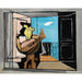 Riproduzione del dipinto Interno con Balcone di Louis Marcoussis