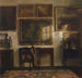 Riproduzione del dipinto interno con un violoncello - Carl Holse