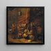 Interno di una grotta - Pieter Jansz Quast — quadro incorniciato alla parete