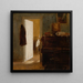 Interno dell'appartamento dei Gierymski a Monaco - Aleksander Gierymski — quadro incorniciato alla parete