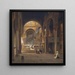 Interno della Cappella Palatina a Palermo, Italia - Martinus Rrbye — quadro incorniciato alla parete