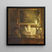 Interno della casa dell'artista - Carl Holse — quadro incorniciato alla parete