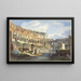 Interno del Colosseo - Ippolito Caffi — quadro incorniciato alla parete