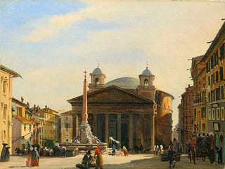Ippolito Caffi - The Pantheon Rome.webp