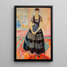 Mademoiselle S C - Isaac Grünewald — quadro incorniciato alla parete