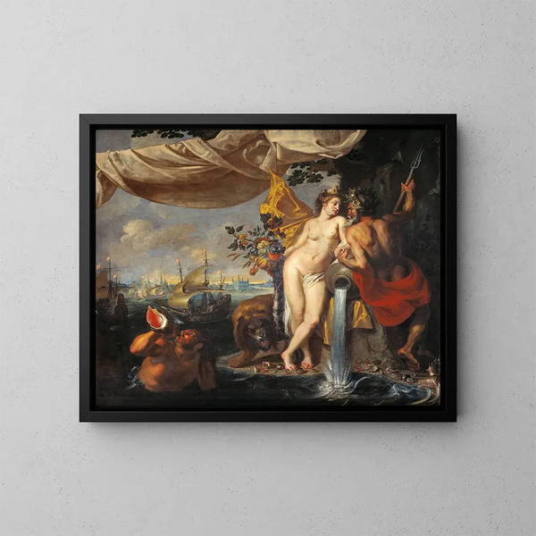 Allégorie del Suono - Isaac Isaacsz — quadro incorniciato alla parete