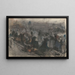 Rangée di persone sedute - Isaac Israëls — quadro incorniciato alla parete