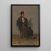 Dame assise en robe espagnole - Isaac Israëls — quadro incorniciato alla parete