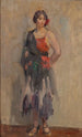 Giovane ragazza in piedi - Isaac Israëls — vista dell’opera