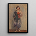 Giovane ragazza in piedi - Isaac Israëls — quadro incorniciato alla parete