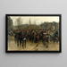 Trasporto di soldati coloniali - Isaac Israëls — quadro incorniciato alla parete